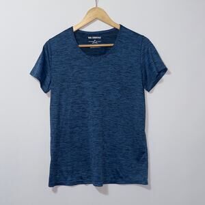 Real essentials blue athletic shirt women’s size medium